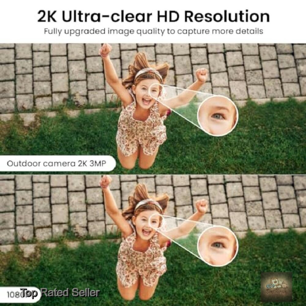 2k Security Camera System Color Night Vision Moti… - image 4